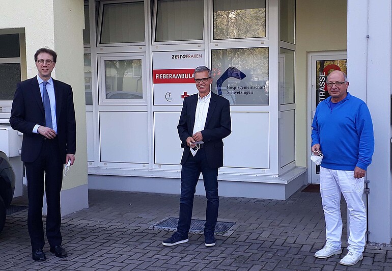 Zentrale Fieberambulanz am Schwetzinger Messplatz eingerichtet